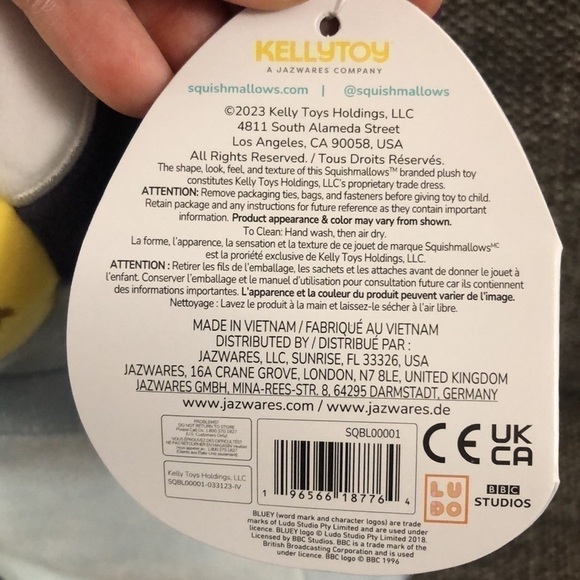 Bluey Pillow 10'' Medium Plush Toy Boy Girl Moose - Picture 15 of 17